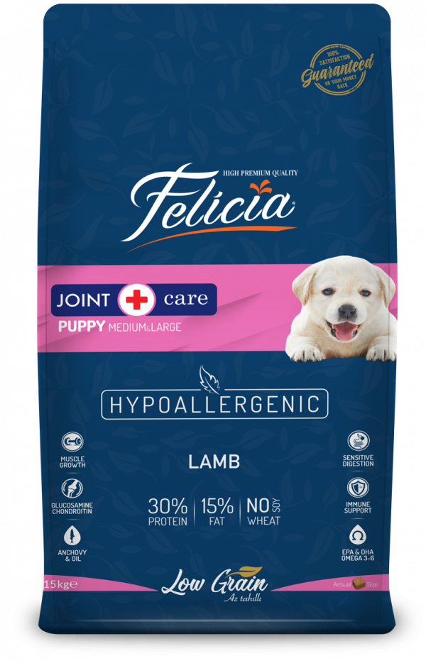 Felicia Joint Care Puppy Lamb Medium & Large Felicia Joint Care Puppy Lamb Medium & Large